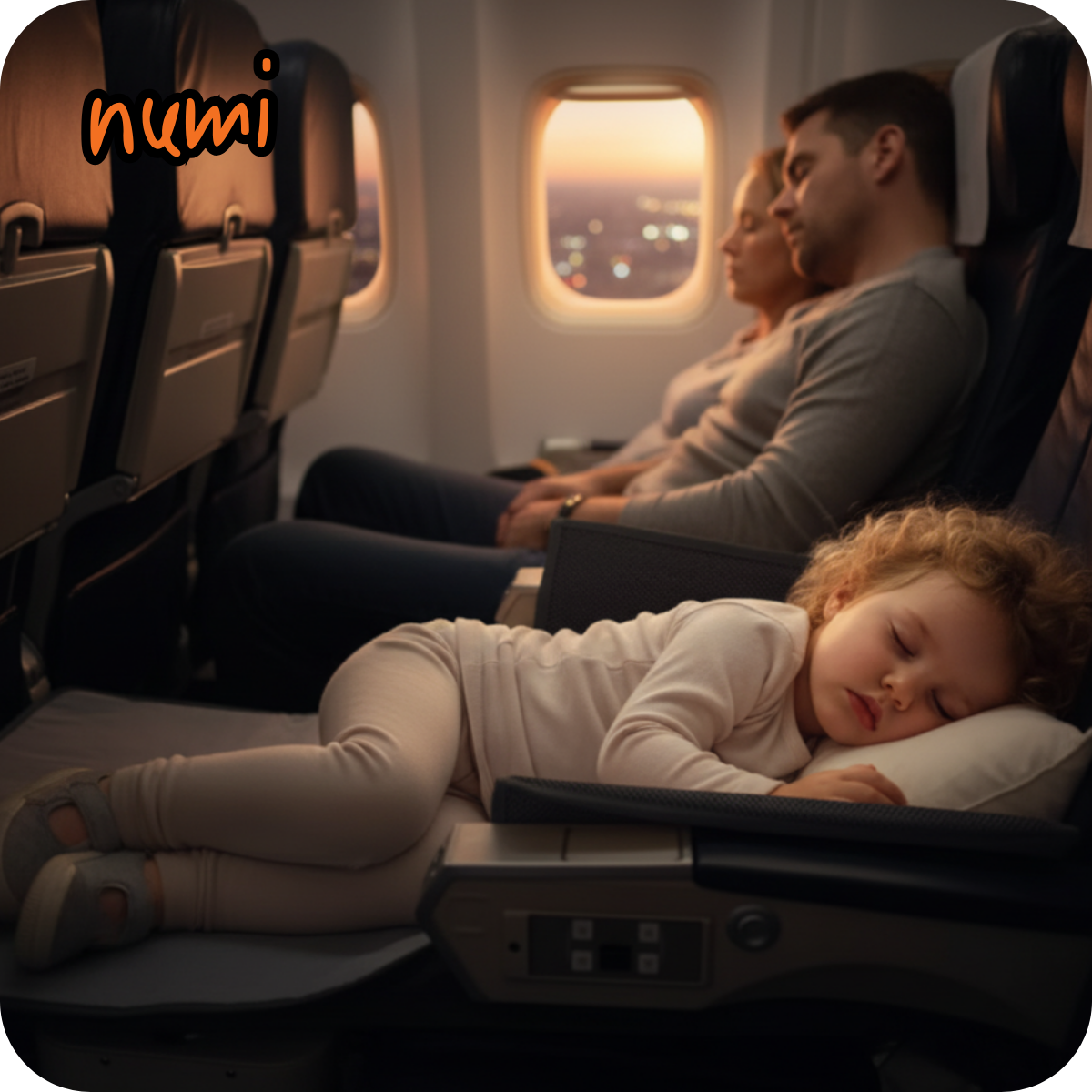 NUMI - מיטת מטוס ניידת לילד שלך שהופכת כל טיסה לחלום